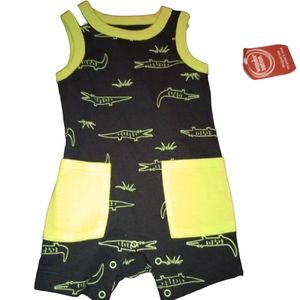 Wonder Nation romper (3-6 months)